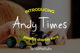Andy Times: A Playful Display Font for Modern Brand Identity