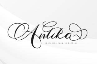 Antika Script Font for Modern Web Design