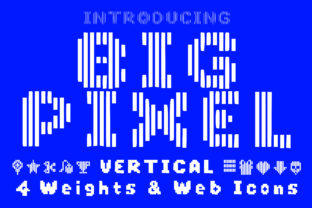 Big Pixel Vertical Typeface Review
