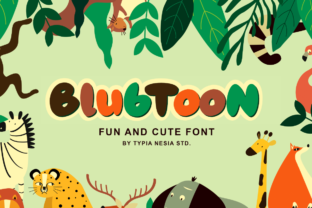 Blubtoon: The Whimsical Handwritten Font for Youthful Campaigns