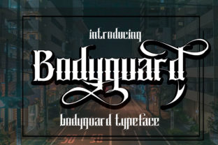 Bodyguard Display Font for Bold Editorial Headings