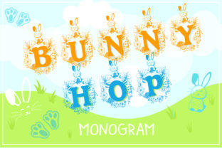 Bunny Hop Monogram: The Display Typeface for Clear Campaign Messaging