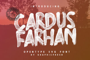 Cardus Brush: The Bold Display Font for Standout Branding