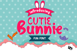 Cutie Bunnie: The Quirky Display Font for Cute Designs