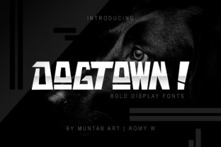 Dogtown Display Typeface for Bold Craft Branding