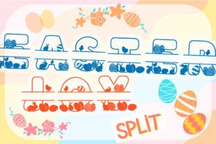Easter Joy Split Typeface for Modern Brand Identity
