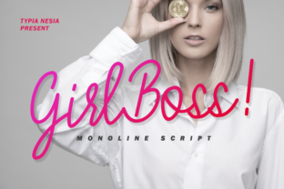 Girl Boss Script Font for Boutique Branding and Creative Business Identity