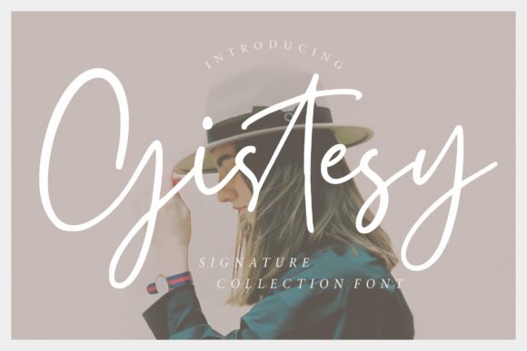 Gistesy: The Sweet Handwritten Font for Campaign Visuals
