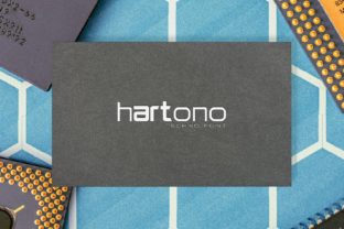 Hartono Typeface for Futuristic Craft Branding
