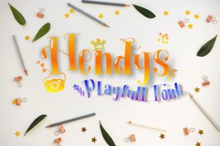 Hendys: A Playful Display Font for Youthful Brand Identity
