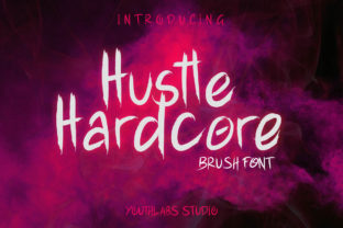 Hustle Hardcore: The Bold Display Font That Elevates Small Business Branding