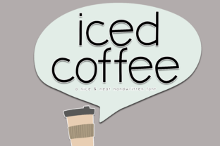 Iced Coffee Typeface for Cool Brand Identity Design