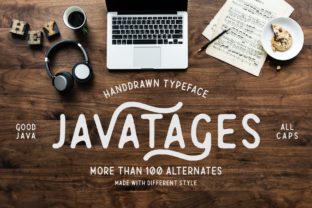 Javatages: A Vintage Display Font for Modern Web Branding