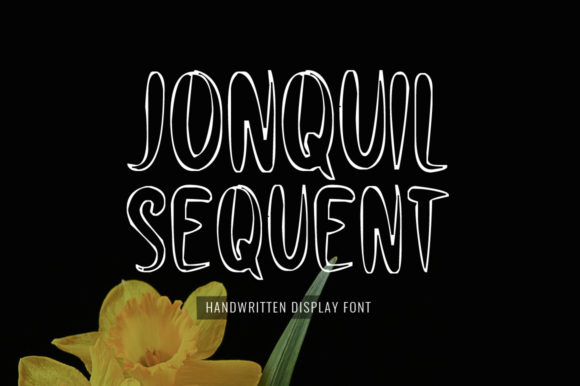 Jonquil Sequent: The Handmade Display Font for Distinctive Web Design