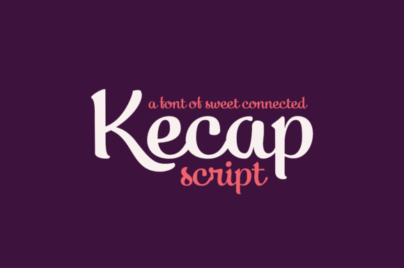 Kecap Script: The Fun Connected Typeface for Scroll-Stopping Brand Visuals
