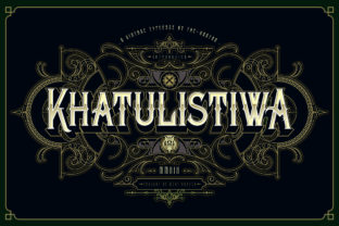 Khatulistiwa: A Retro Display Font for Standout Editorial Design