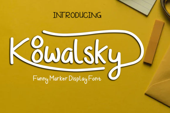 Koowalsky: The Bold Display Font for Adventurous Digital Brands