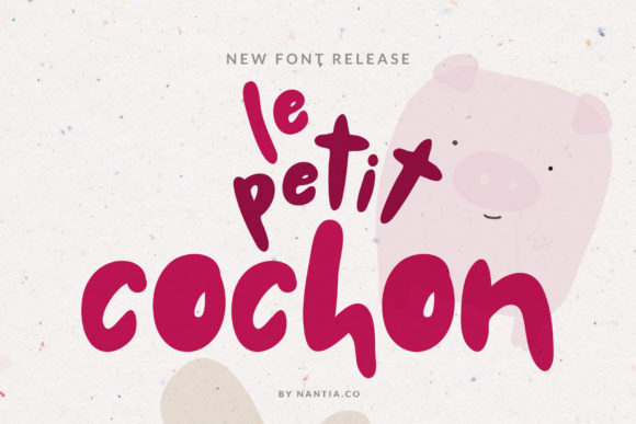 Le Petit Cochon: The Chubby Script Font for Standout Campaigns