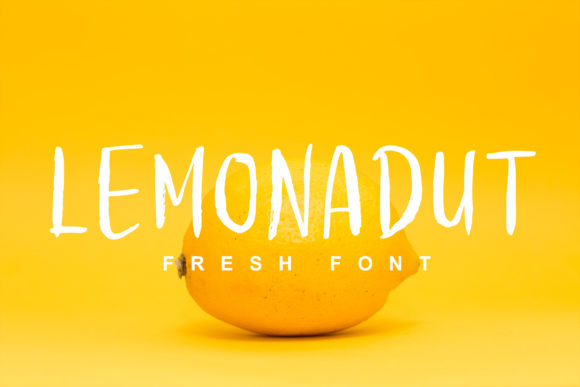Lemonadut Typeface Review: A Fresh Display Font for Editorial Design