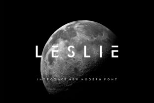 Leslie: A Modern Display Font for Futuristic Editorial Design
