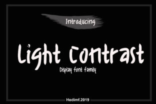 Light Contrast: The Bold Handmade Display Font for Scroll-Stopping Campaigns