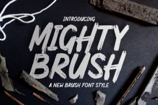 Mighty Brush: The Bold Display Font for Scroll-Stopping Visuals