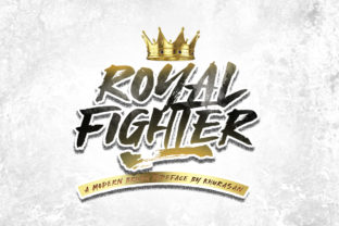 Royal Fighter: The Vintage Brush Font for Retro Branding Projects