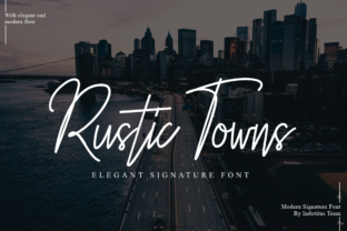 Rustic Towns Typeface: A Signature Script for Handmade Branding