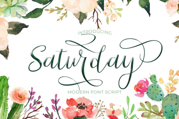 Saturday Typeface: A Calm Handwritten Font for Authentic Branding
