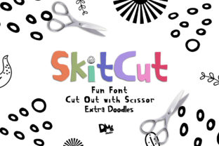 Skit Cut: A Whimsical Display Font for Playful Branding