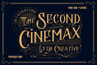 The Second Cinemax: A Vintage Display Font for Editorial Design