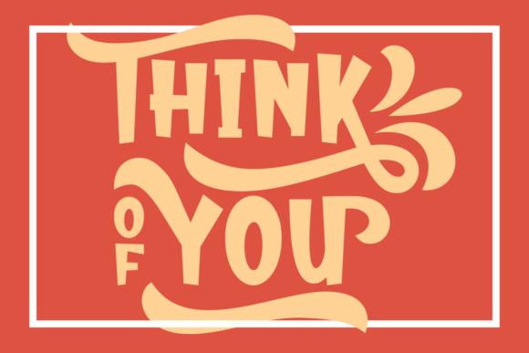 Think of You Typeface: Elevate Handmade Product Branding