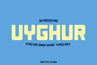 Uyghur Typeface Review: Bold Retro Charm for Authentic Brand Identity