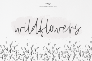 Wildflowers Font Review: A Chic Script Handwritten Design