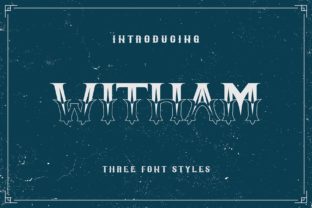 Witham Family: A Retro Display Typeface for Handmade Brands