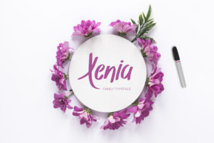 Xenia Family Typeface for Elegant Brand Identity